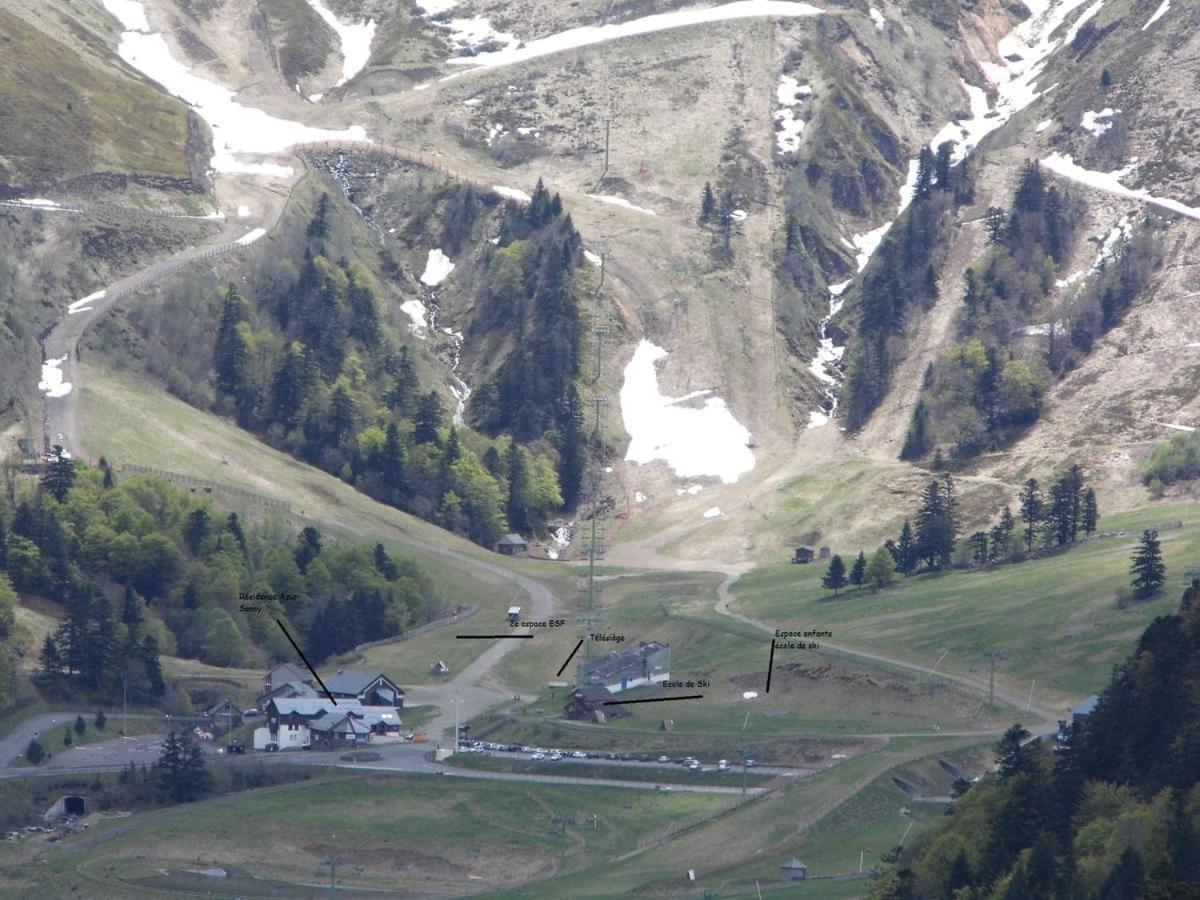 Azur Sancy Skis Aux Pieds Le Mont-Dore Exteriör bild